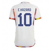 Fotbalové Dres Belgie Eden Hazard #10 Venkovní MS 2022 Krátký Rukáv